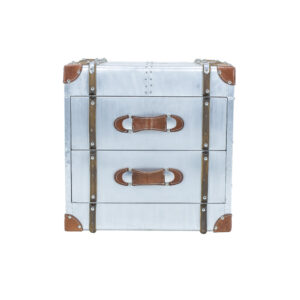 Aviator Inspired Bedside Pedestal