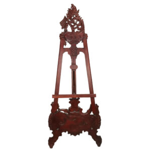 French Mahogany Art Display Easel