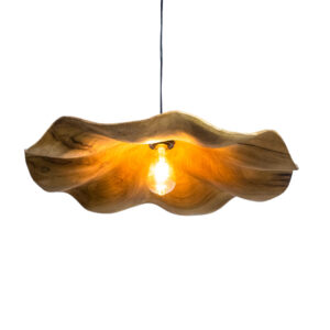 Teak Leaf Hanging Lamp