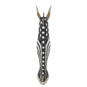 Wooden Zebra Mask Wall Hanging