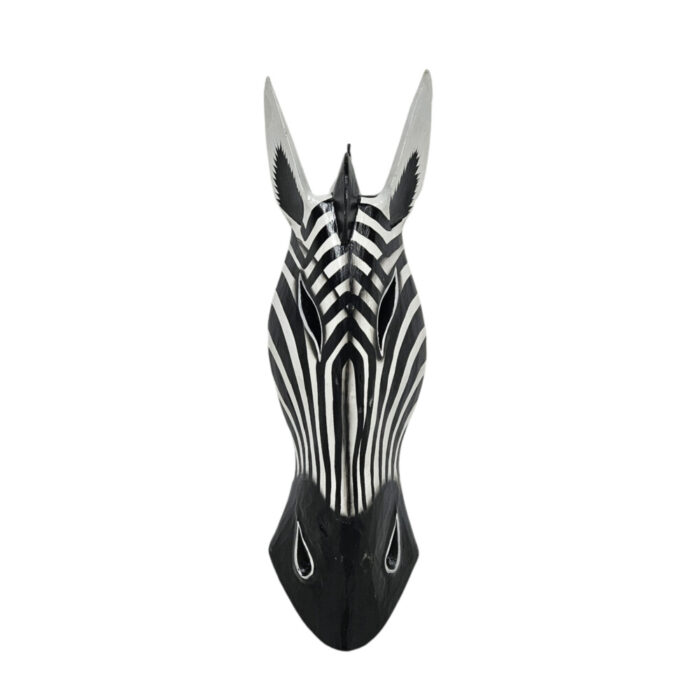 Wooden Zebra Mask Wall Hanging Wooden Zebra Mask Wall Hanging