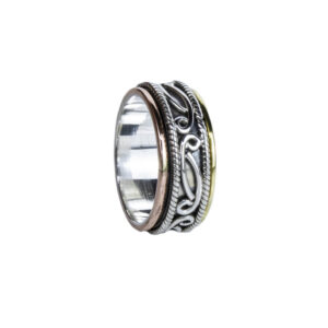 Women's Silver Spinner Ring