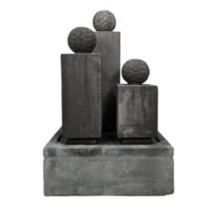 3 Ball Garden Stone Fountain