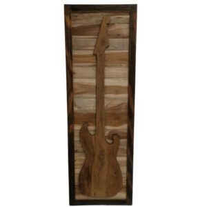 Wooden Guitar Wall Hanging