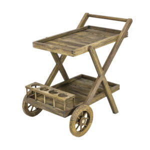Wooden Kaylum Drinks Trolley