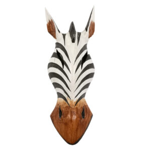 Wooden Animal Mask Wall Hanging