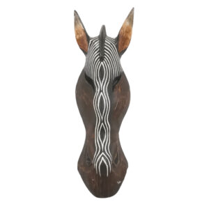 Wooden Animal Mask Wall Hanging