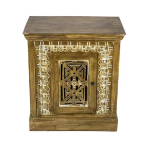 Wooden Single Door Dela Bedside Pedestal