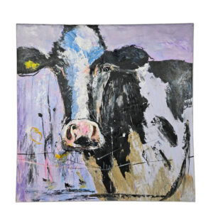 Funky Cow Acrylic Painting