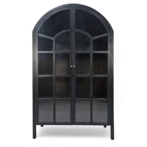 Teak Arch Display Cabinet