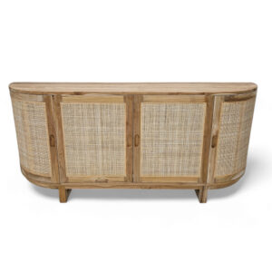 Aria Rattan And Teak Sideboard