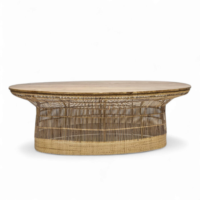Asha Teak And Bamboo Dining Table