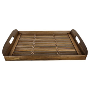 Natural Flat Bambu Serving Tray