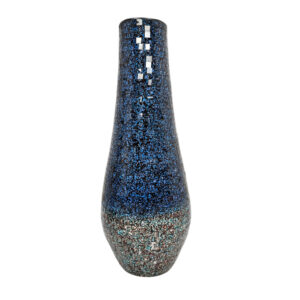 Blue/Brown Mosaic Vase