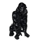 Decorative-Resin-Sitting-Gorilla-Black-Side.jpg