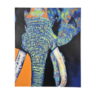 Elephant Tusk Oil Painting