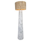 Pottery And Grass Floor Standing Lamp