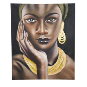 African Beauty Oil Painting