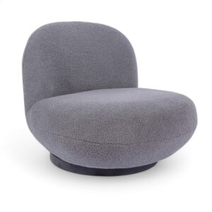 Grey Harper Swivel Occasional Chair