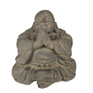 Cement Happy Pray Buddha