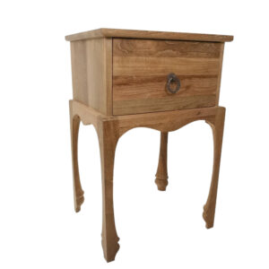 Wooden Single Drawer Roma Bedside Pedestal