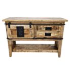 Industrial Wooden Hayloft Sideboard1