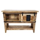 Industrial Wooden Hayloft Sideboard3