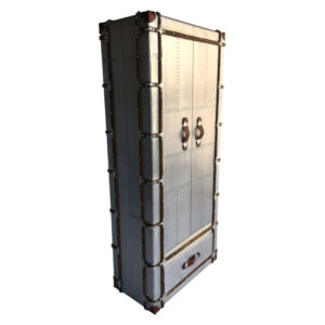 Aviator Inspired Freestanding Wardrobe