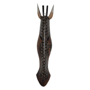 Wooden Giraffe Mask Wall Hanging