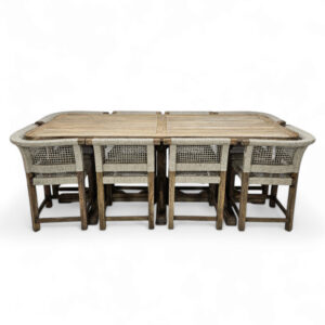 Teak Mundo Dining Table With Chairs