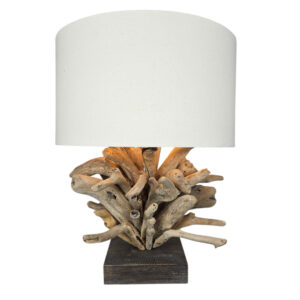 Driftwood Lamp With Shade