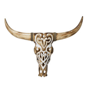 Tribal Buffalo Skull Wall Hanging