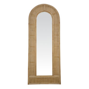 Rattan Arch Wall Mirror