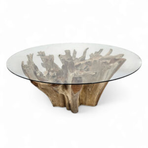 Teak Root Scoop Dining Table