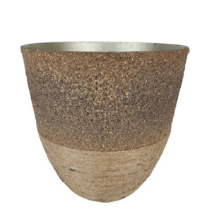 Metal Lake Decor Pot