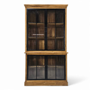 Teak Silo Display Cabinet