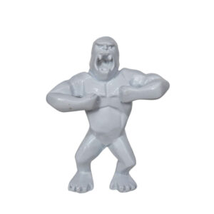 Gloss White Resin Gorilla Home Decor