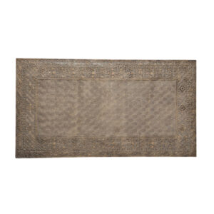 Brown Squares Carved Wall Panel