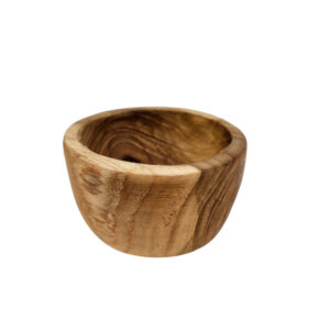 Burmese Teak Serving Sauce Bowl