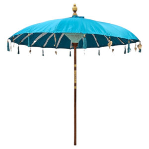 Cotton Turquoise Bonita Umbrella