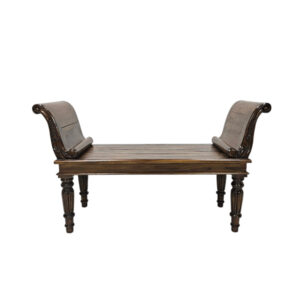 Teak Victorian Repro Bench