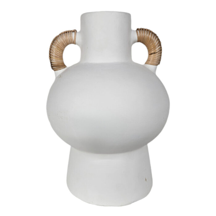 White-Aretha-Terra-And-Rattan-Vase-Front.jpg