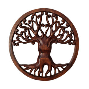Tree Of Life Carved Wall Panel