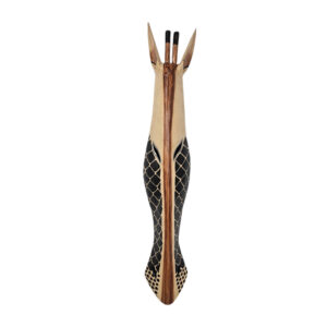 Wooden Giraffe Mask Wall Hanging