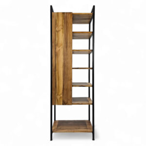 Yuni Teak And Steel Clothing Rail