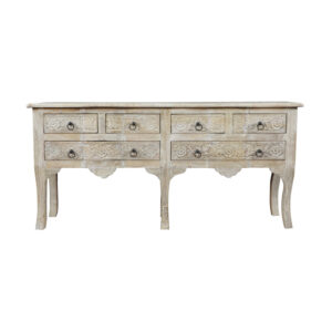 Zuri Carved Console Table