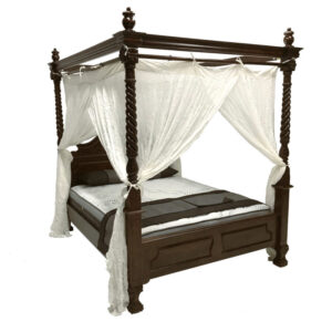 Mahogany Four Poster Bed - King XL