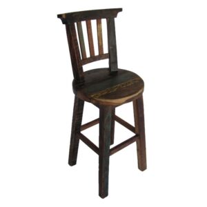 Wooden Jawa Bar Stool