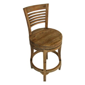 Jati Swivel Bar Stool